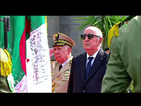 شرشال - الأكاديمية العسكرية | رئيس الجمهورية يغادر الأكاديمية بعد ترأسه مراسم حفل تخرج الدفعات