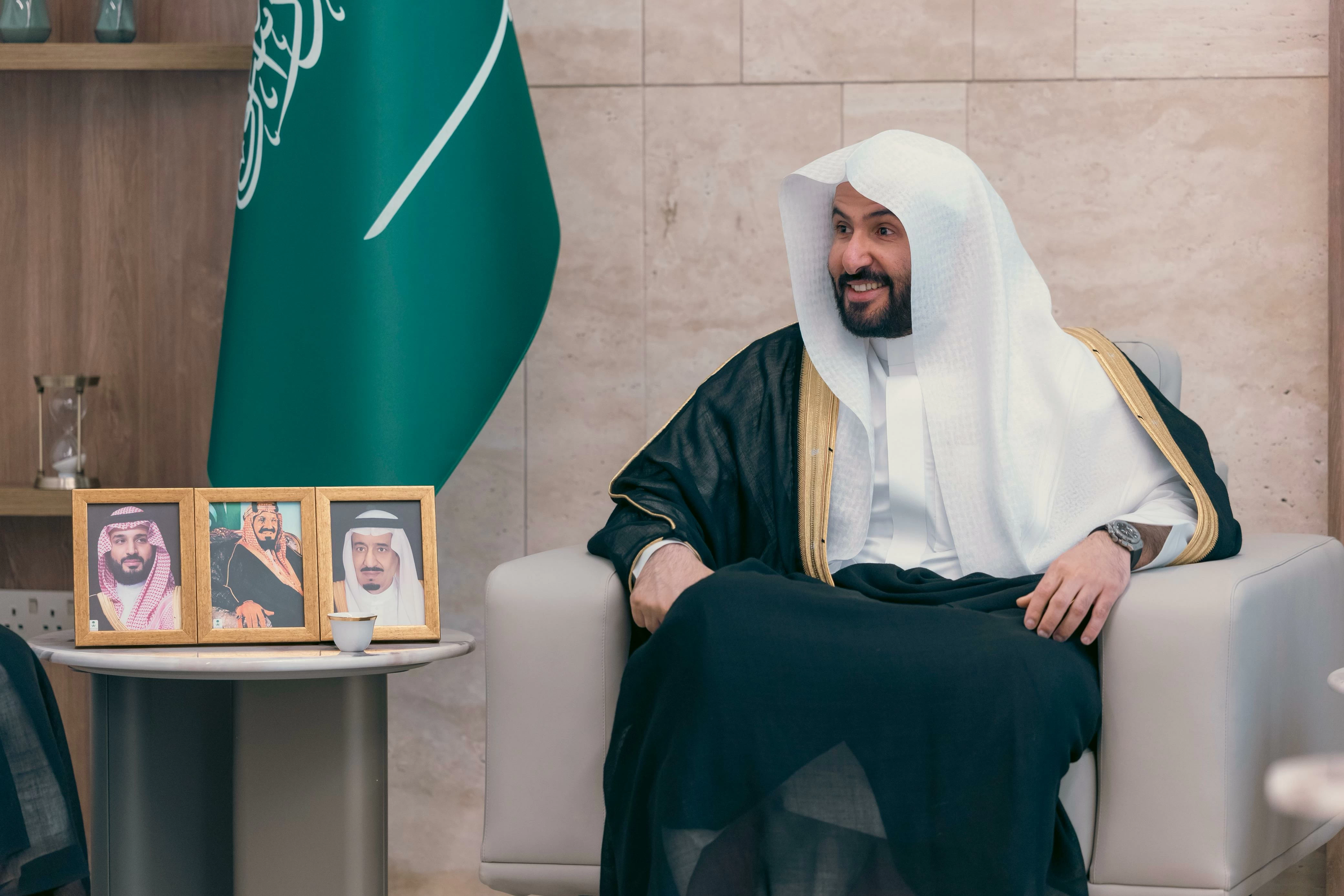 وزير العدل يستقبل قيادات الوزارة ومنسوبيها للتهنئة بعيد الأضحى