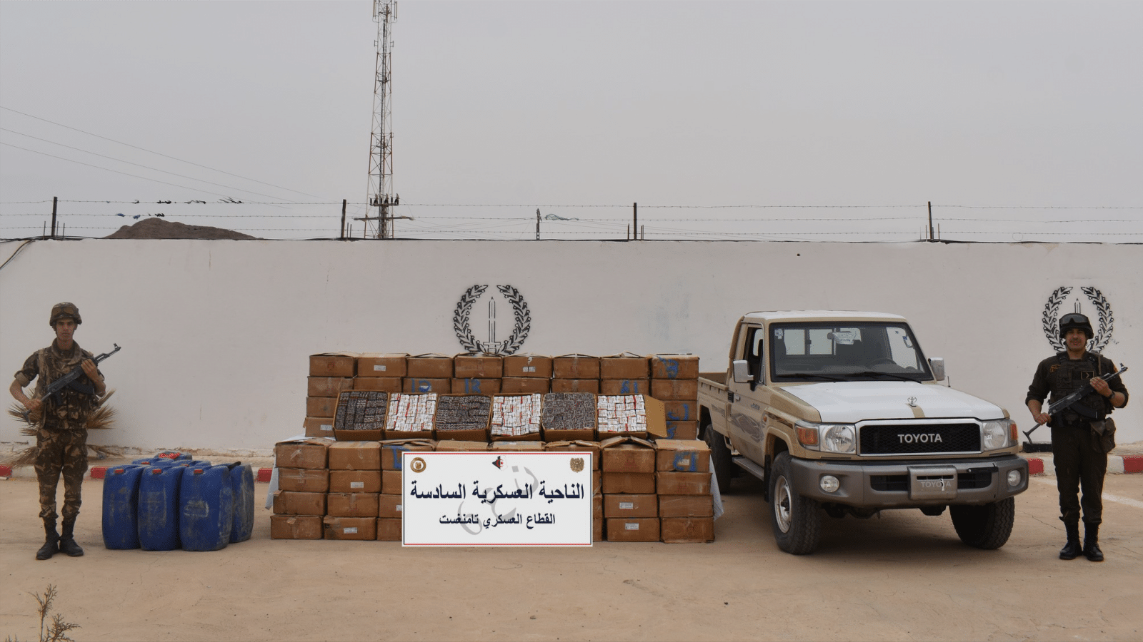 كمين للجيش ينهي نشاط مهربي “البريغابالين” بتمنراست