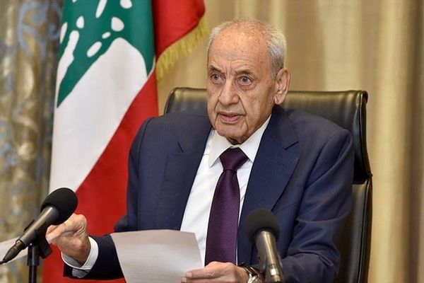 الرئيس بري ابرق معزيا امير دولة قطر الشيخ تميم بن حمد بن خليفة آل ثاني بضحايا حادثة "رأس لفان"