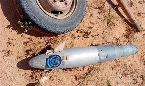 انتشال 3 صواريخ من مخلفات الحرب جنوب الزاوية