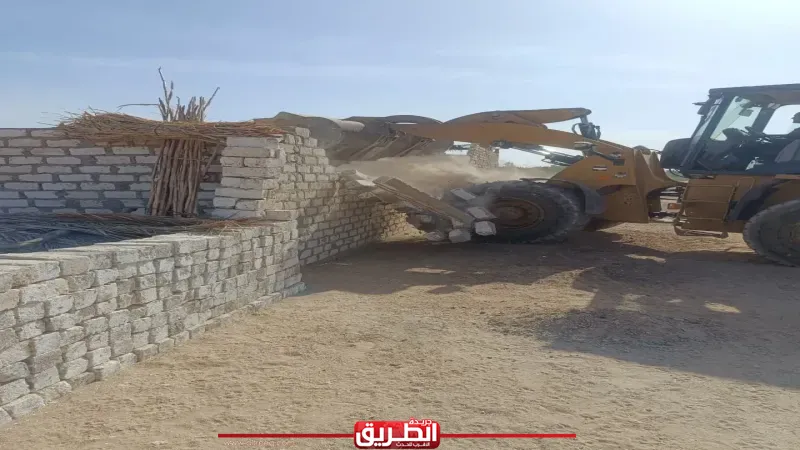 استمرار أعمال الموجة 28 بمحلية قوص واسترداد 24 ألف متر من أراضي الدولة