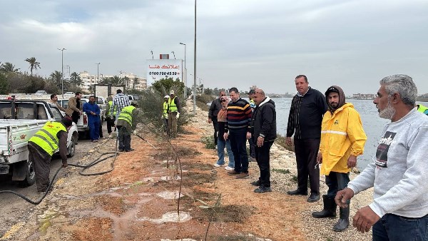 حملة لرفع المخلفات والتراكمات بمختلف المناطق بدمياط