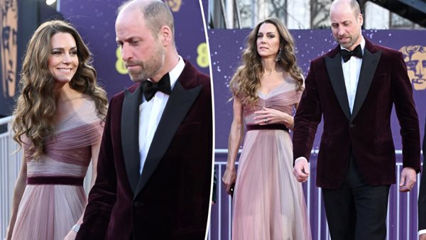 وصول الأمير ويليام والأميرة كاثرين لحفل جوائز البافتا السينمائية لعام 2026