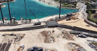 جهاز القرى السياحية: رفع كفاء المسطحات الخضراء برمكز مارينا السياحى