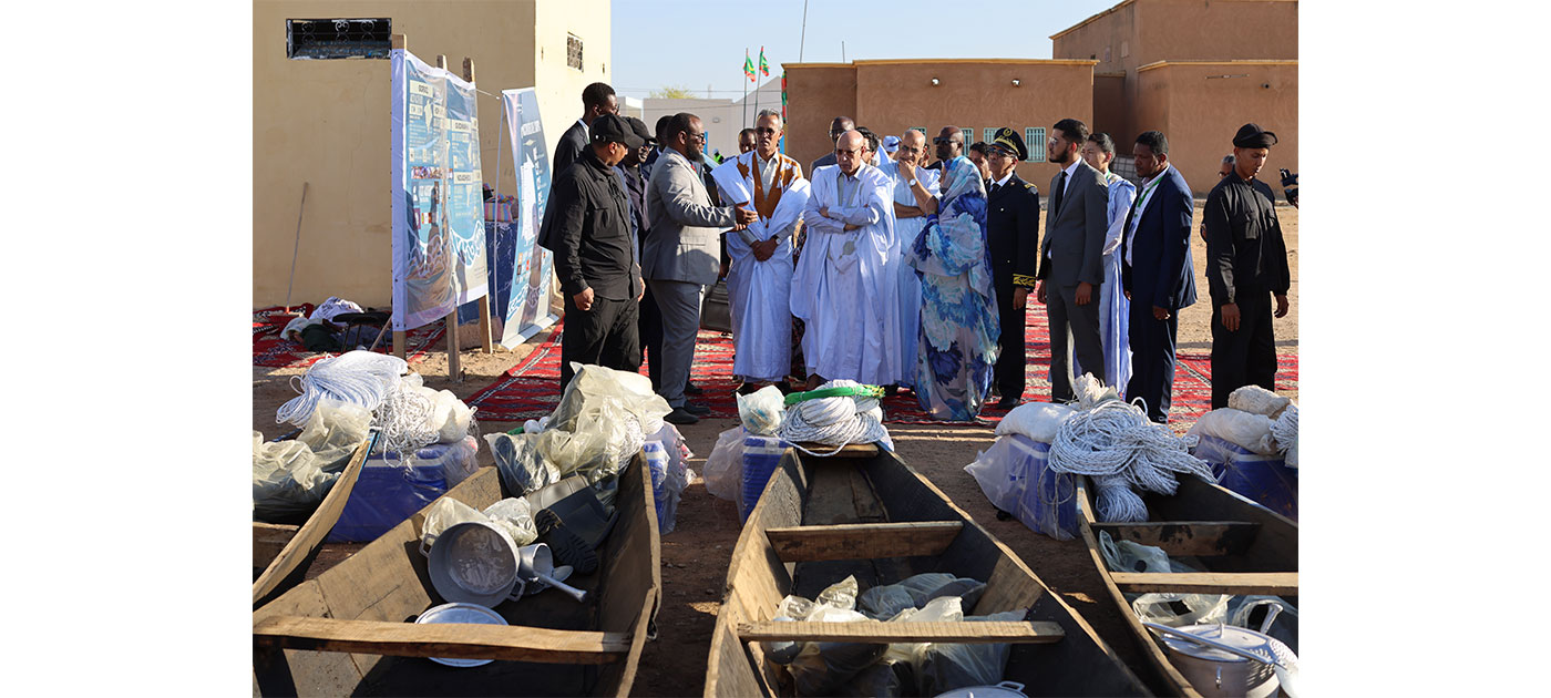 رئيس الجمهورية يزور فرع وكالة تنمية الصيد واستزراع الأسماك في المياه القارية في كوركل