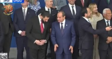 حديث ودى بين الرئيس السيسى ونظيره السورى على هامش اجتماع قبرص