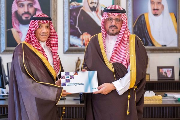 نائب أمير القصيم يطلع على تقرير وكالة الأنباء السعودية السنوي