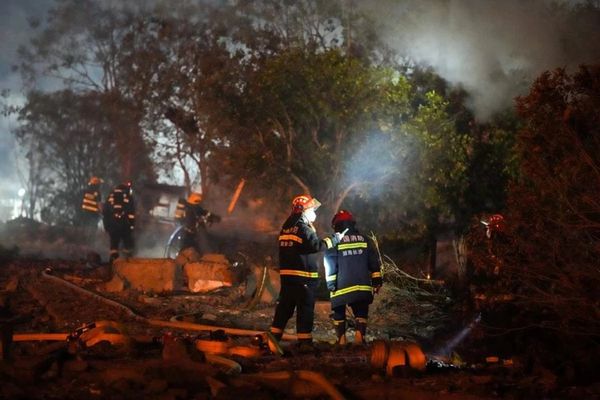 ارتفاع عدد ضحايا انفجار مصنع المفرقعات بجنوب الصين إلى 37 شخصًا