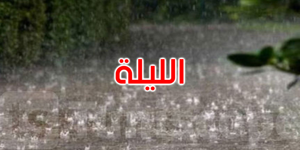 الليلة: أمطار متفرقة بالوسط والجنوب والحرارة بين 6 درجات و17 درجة