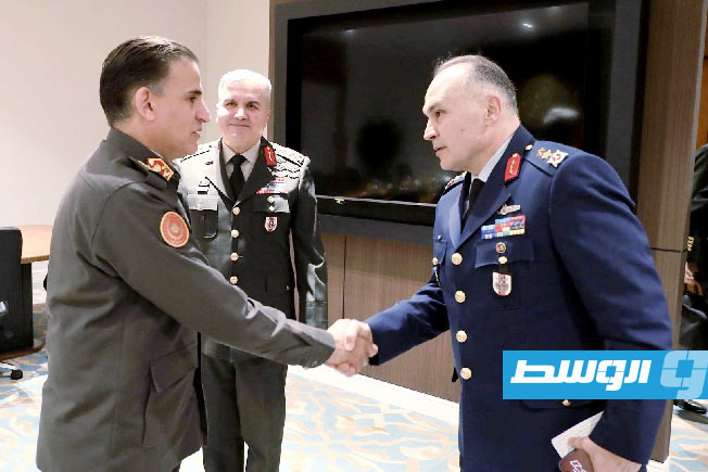 النمروش يبحث مع رئيس الاستخبارات العسكرية التركية تعزيز التعاون