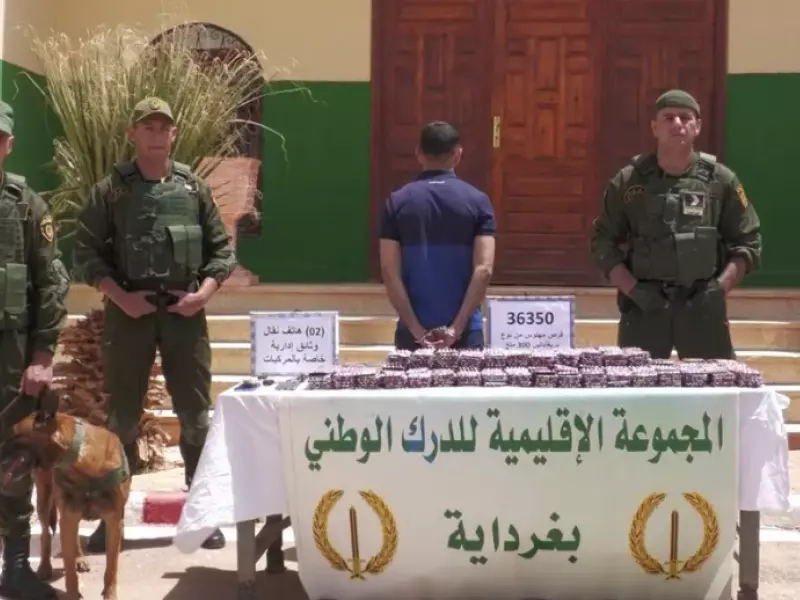 حجز أزيد من 36 ألف قرص مهلوس على متن سيارة إسعاف بغرداية