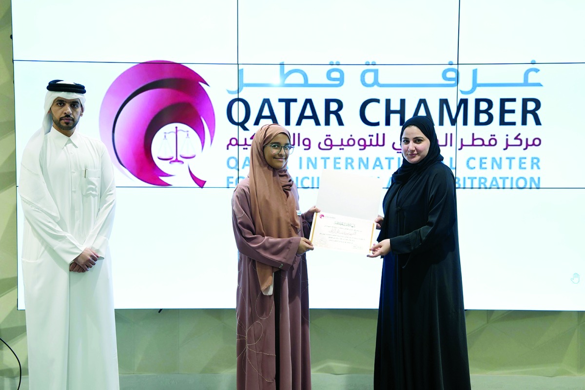 ‫ قطر الدولي للتحكيم يستقبل طلاب سفراء أهداف التنمية