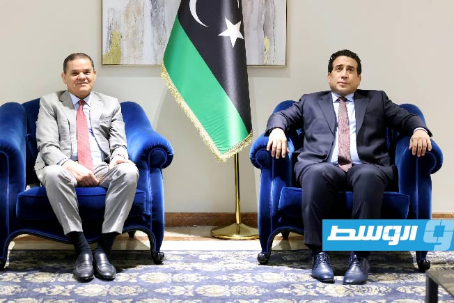 المنفي والدبيبة يبحثان ملفات العطاء العام والإنفاق وضبط الأسواق