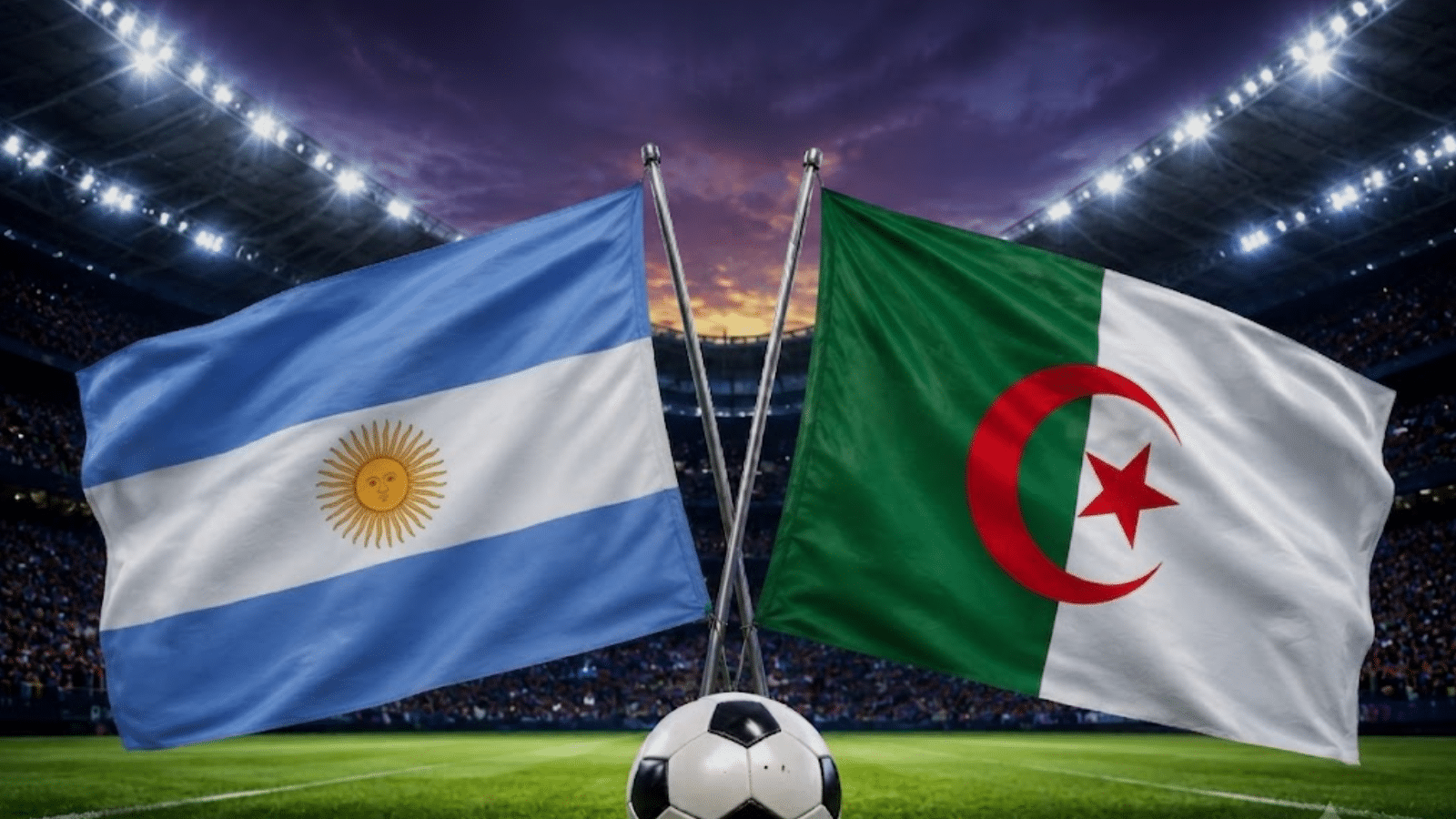 موعد مباراة الجزائر والأرجنتين في كأس العالم والقنوات الناقلة