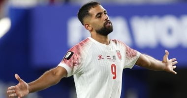 على علوان يسجل أول أهداف الأردن فى تاريخ كأس العالم