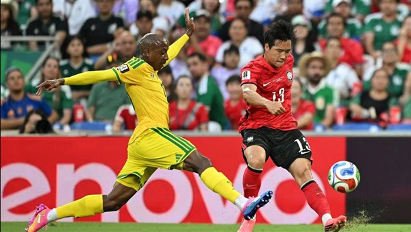 شوط أول سلبي بين جنوب أفريقيا وكوريا الجنوبية في كأس العالم 2026