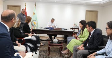 وزير الزراعة يستقبل وفدًا من الاتحاد الأوروبي والوكالة الإيطالية