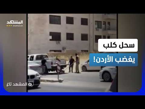فيديو لفتاة يقسّم الشعب الأردني بسبب كلب ضال