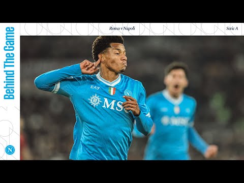 BEHIND THE GAME | #RomaNapoli, il cielo è azzurro sull'Olimpico