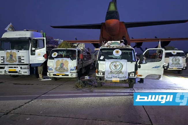 «القيادة العامة» ترسل مواد غذائية وطبية وإغاثية عاجلة إلى تهالة