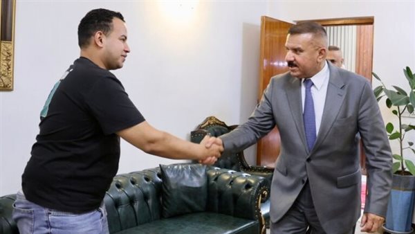 بعد تعرضه لاعتداء، وزير الداخلية العراقي يستقبل مواطنا مصريا ويوجه بحل مشكلته