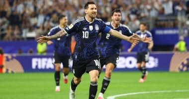 الأرجنتين تحقق العلامة الكاملة بثلاثية ضد الأردن في كأس العالم