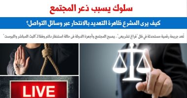 التهديد بالانتحار عبر وسائل التواصل جريمة مستحدثة تواجه "فراغ تشريعى"