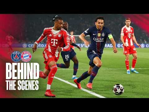 What you don't see on TV! 👀😲📺 | Behind the Scenes at PSG vs FC Bayern 🎬🌍