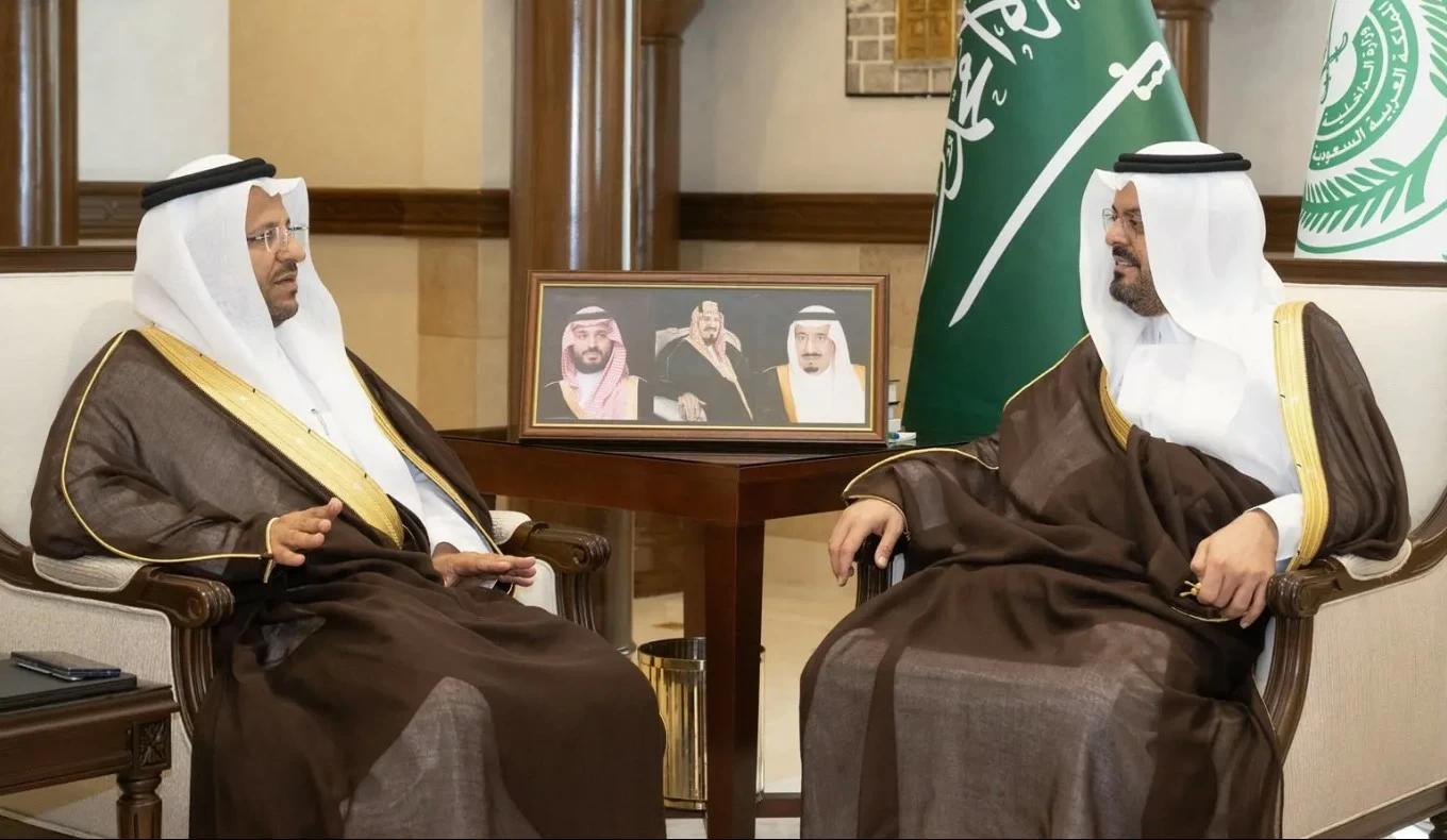 سعود بن مشعل يستقبل الرئيس التنفيذي للهيئة العامة للعناية بشؤون الحرمين