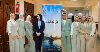 طلاب آداب كفر الشيخ يناقشون حلول لسلبيات بالمجتمع فى مشروعات تخرجهم