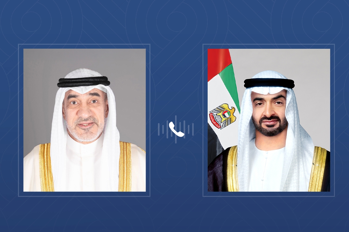 الشيخ محمد بن زايد يطمئن على صحة النائب الأول إثر العارض الصحي الذي ألم به