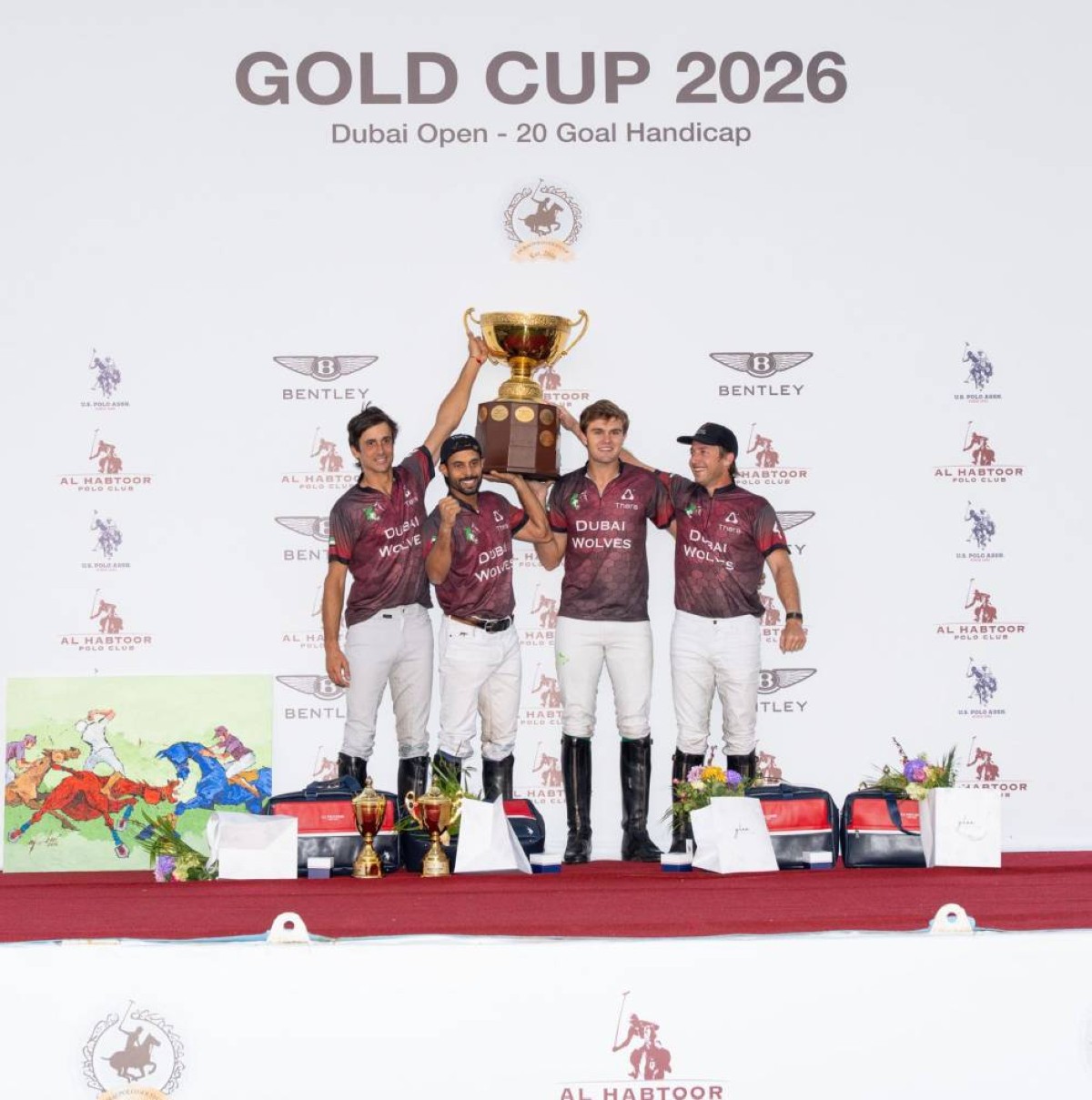 فريق الذئاب يتوج باللقب في ختام أسطوري لكأس دبي الذهبية للبولو