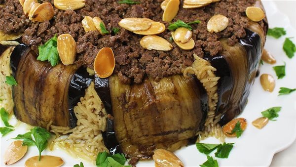 طريقة عمل مقلوبة الباذنجان، لذيذة ومميزة على الإفطار