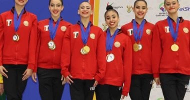 سيطرة مصرية.. ذهبية إفريقية جديدة لمنتخب الجمباز الإيقاعى الجماعى