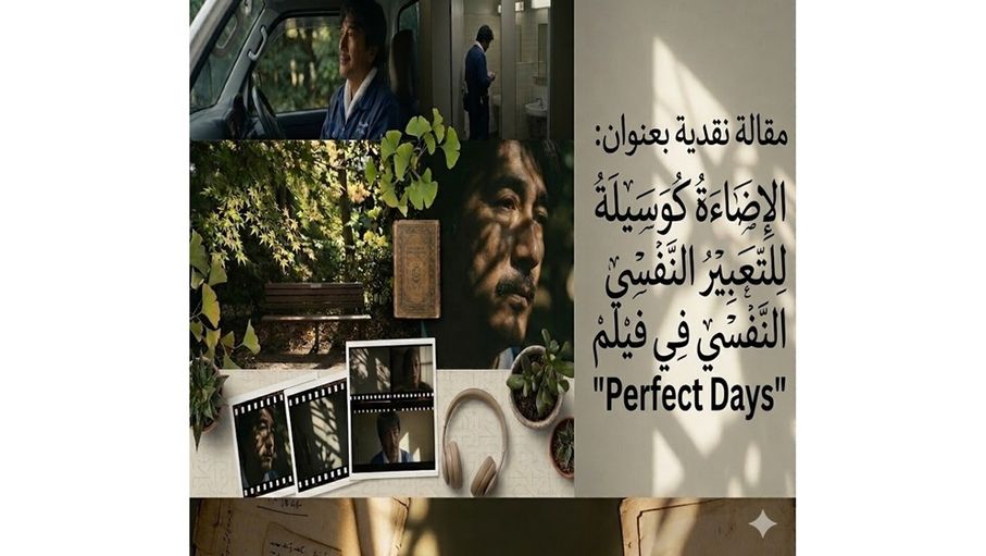 الإضاءة كوسيلة للتعبير النفسي في فلم Perfect Days