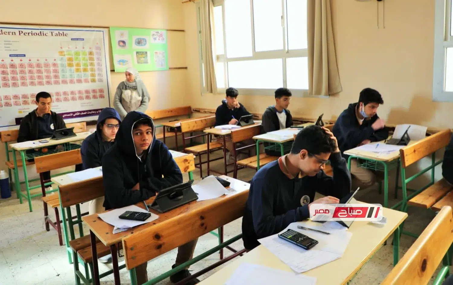 نموذج استرشادي في الجبر والاحتمال لامتحانات الترم الثاني بمحافظة القاهرة 2025 2026