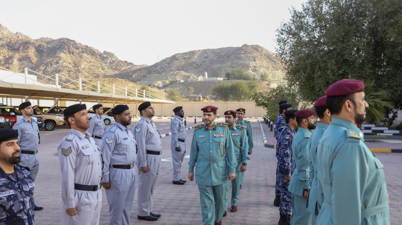 مدير عام الموارد والخدمات المساندة بشرطة عجمان يشيد بجودة الخدمات في مركز شرطة مصفوت