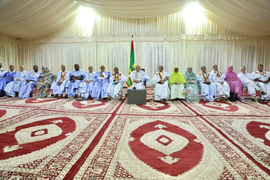 رئيس الجمهورية أمام أطر مونكل: اطلعت خلال زيارة كوركول والحوض الشرقي على حجم البرامج التنموية المنجزة والنواقص التي مازالت مطروحة