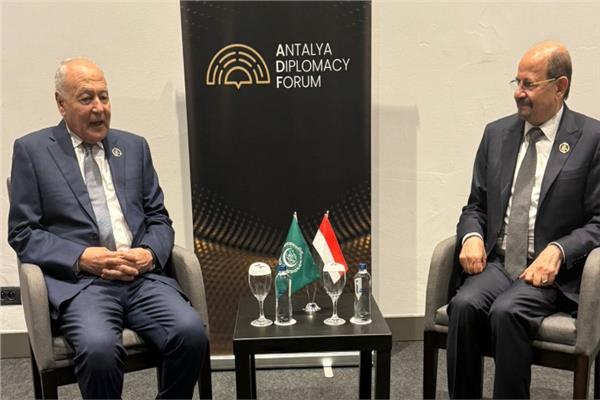 الأمين العام لجامعة الدول العربية يلتقي رئيس وزراء الجمهورية اليمنية