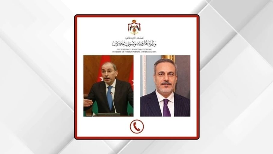 الصفدي يبحث مع نظيره التركي آفاق إنهاء التصعيد في المنطقة