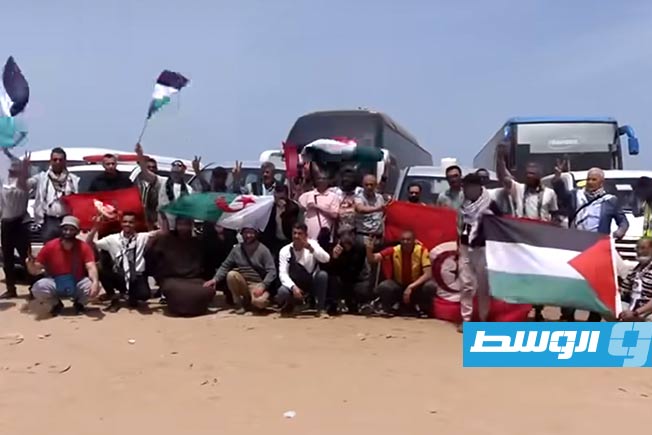 «قافلة الصمود 2» تدخل ليبيا في طريقها نحو غزة