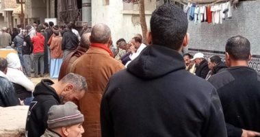 زوجة تلحق بزوجها بعد وفاته بساعة حزناً عليه بقرية فى كفر الشيخ