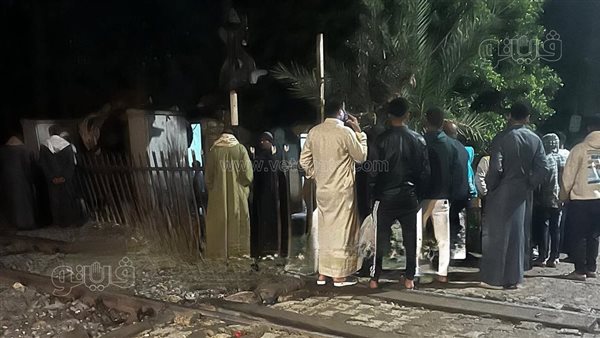 مصرع طفل صدمه قطار أمام مزلقان "بسنديلة" بالدقهلية