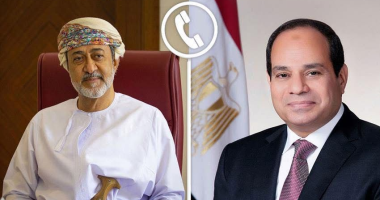 الرئيس السيسي يؤكد لسلطان عُمان على المصير المشترك ووحدة الأمن القومى لمصر ودول الخليج وأهمية تفعيل مفهوم الأمن القومى العربى لحماية أمن واستقرار الدول العربية.. الرئيس: التحركات المصرية مستمرة لوقف ا