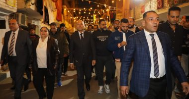 ​محافظ القاهرة يتفقد التجهيزات النهائية لأكبر مائدة إفطار رمضانى بالمطرية