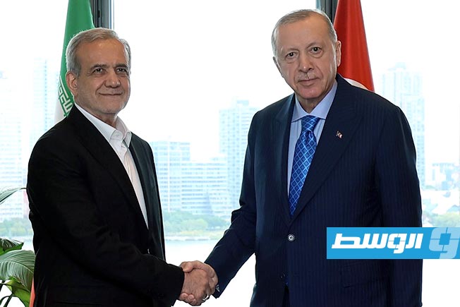 محادثة هاتفية بين بيزشكيان وإردوغان بعد اعتراض صاروخ في تركيا