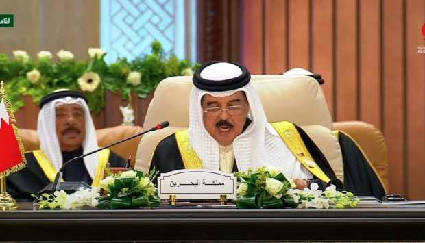 ملك البحرين يؤكد أهمية ترسيخ مفهوم الأمن القومي العربي الجماعي
