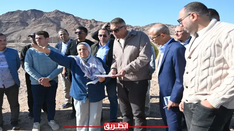 محافظ جنوب سيناء يتفقد تطوير محطة معالجة مياه الصرف الصحي والغابة الشجرية الجديدة