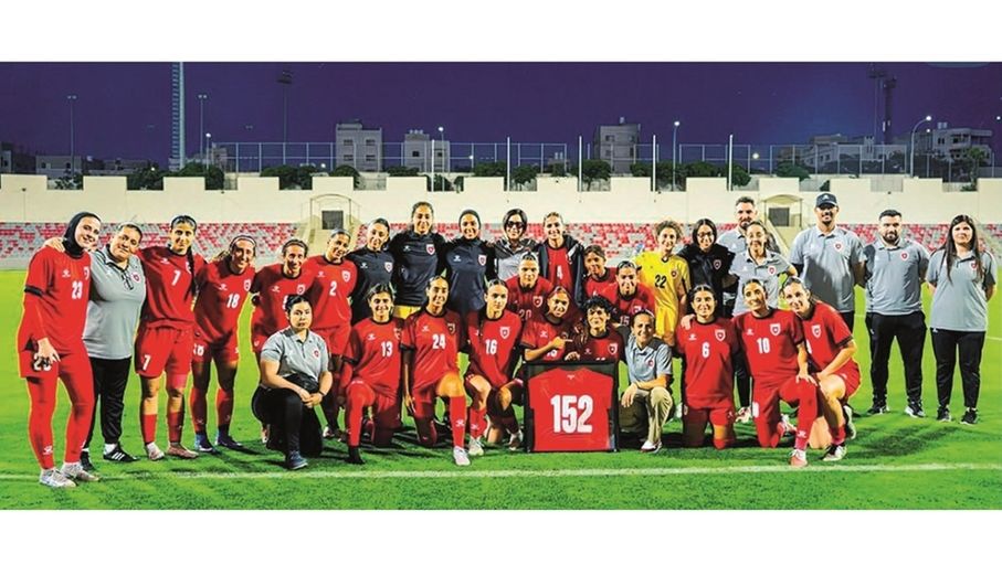 جبارة تقترب من لقب عميدة لاعبات "النشميات"